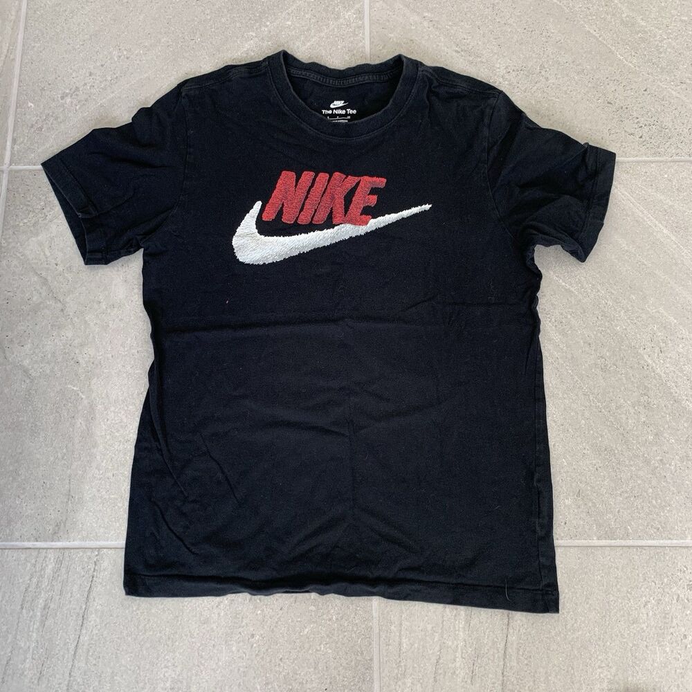 Men’s Size Small Black Nike Check mark Logo T Shirt